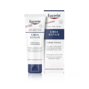 EUCERIN UREAREPAIR CREME VISAGE 5% d’UREE 50ML