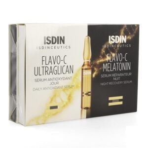 ISDIN ISDINCEUTICS FLAVO C JOUR ET NUIT 10 X 2 AMPOULES