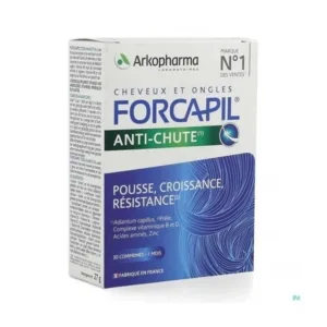 ARKOPHARMA FORCAPIL ANTI-CHUTE TRIPLE ACTION 30 COMPRIMÉS