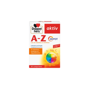 DOPPELHERZ AKTIV A-Z 30 COMPRIMES