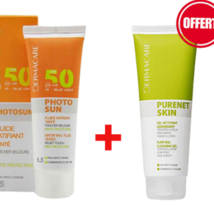DERMACARE PACK FLUIDE SPF50+ N 1.5 50ML + GEL PURENET 50ML