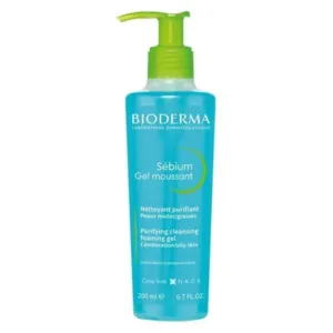 BIODERMA SEBIUM GEL MOUSSANT PURIFIANT POMPE 200ML