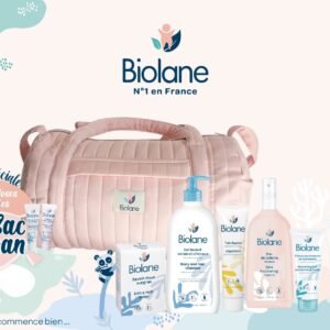BIOLANE SAC MAMAN MATELASSEE rose/bleu
