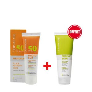 DERMACARE PACK FLUIDE SPF50+ N01 50ML + GEL PURENET 50ML