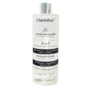 CLARENIA EAU MICELLAIRE RADIANCE BOOSTER 3EN1, 500ML